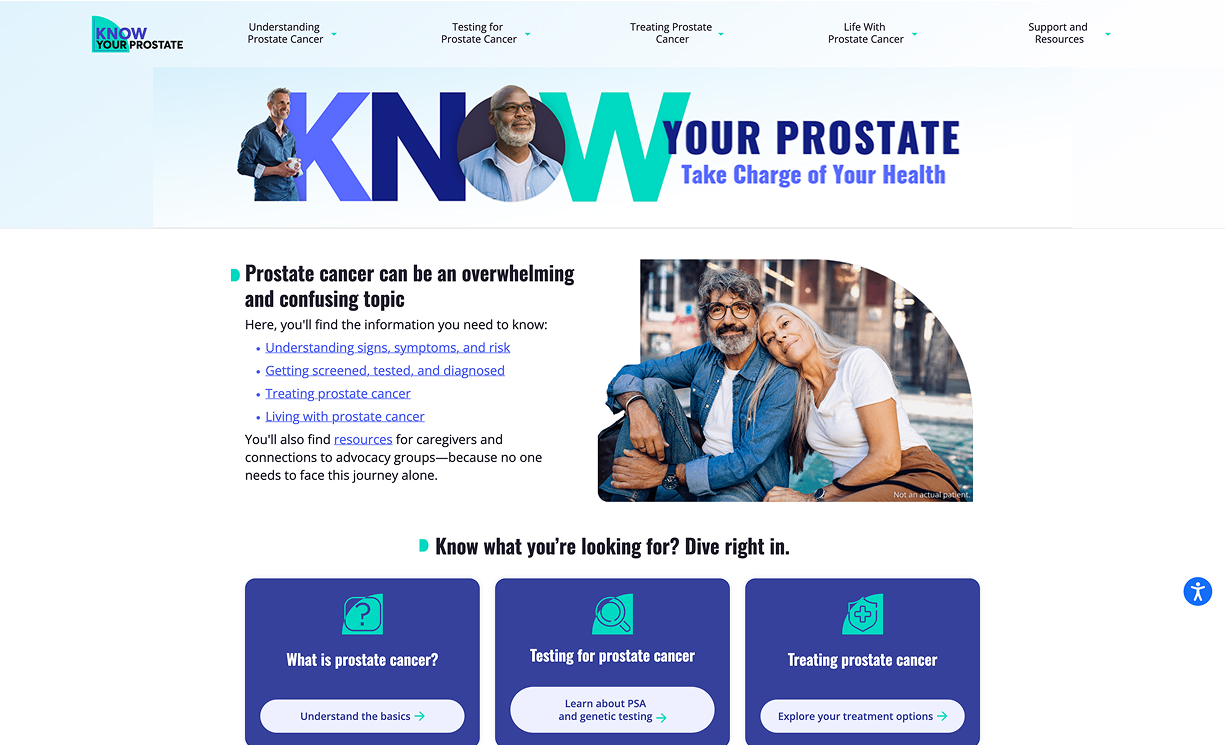 Know Your Prostate Website