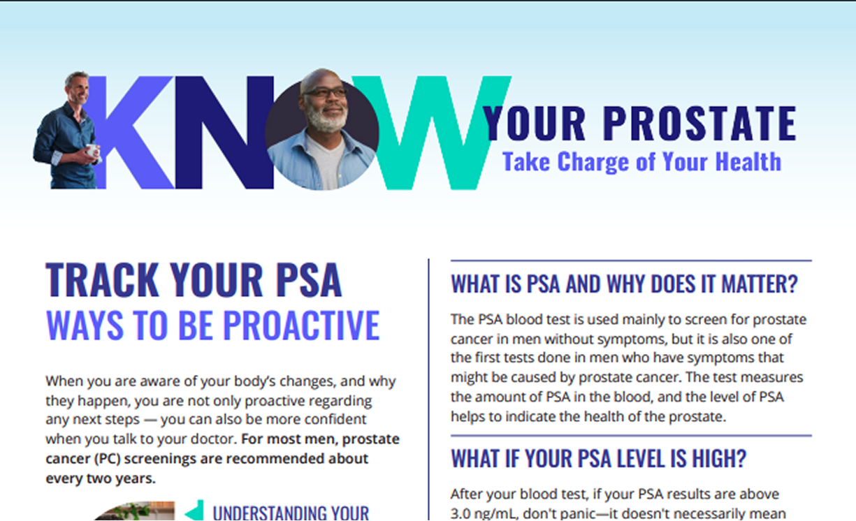 Know Your Prostate PSA Resource Guide 