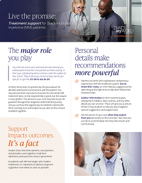 That’s My Word: Multiple Myeloma Support for Black Patients