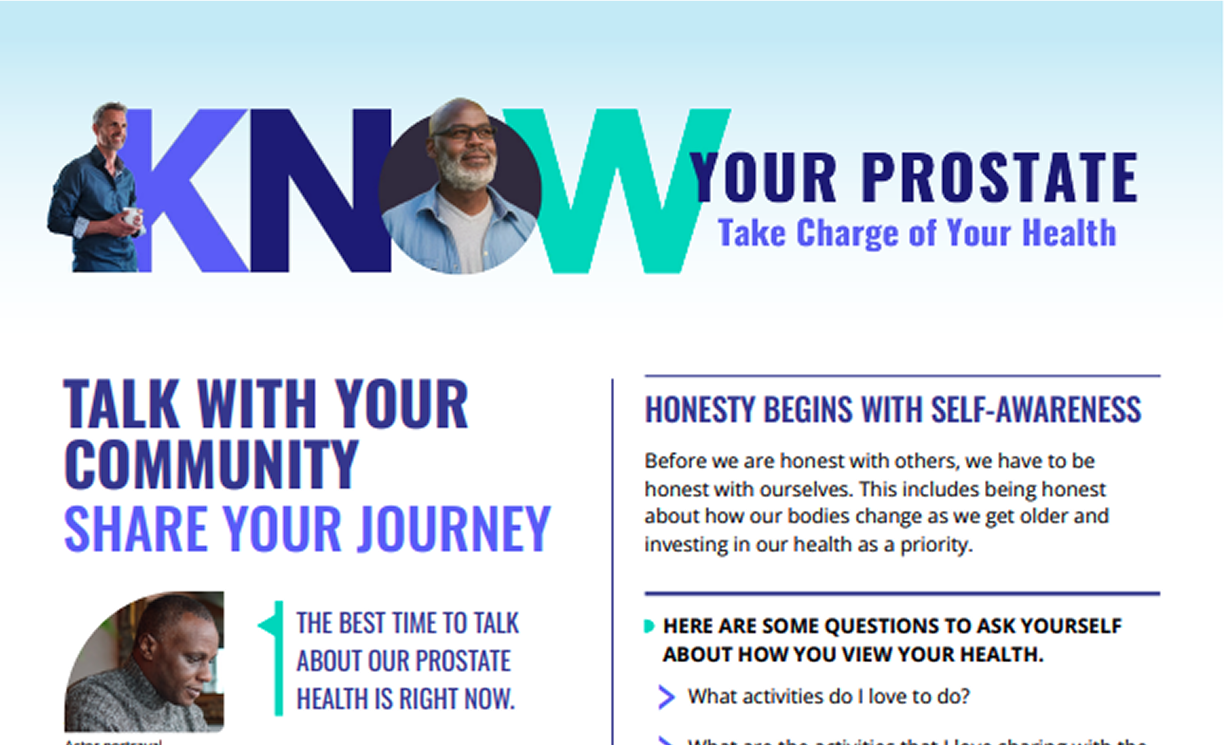 Know Your Prostate Community Support Guide 